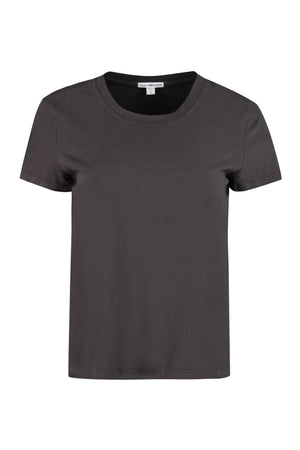 T-shirt girocollo in cotone-0